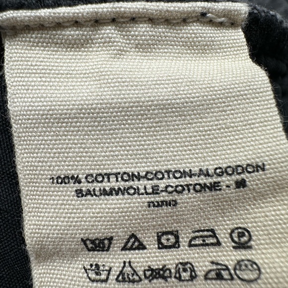 Free People We The Free Hallie Distressed Denim Skirt in Black Size 28 - Picture 5 of 7